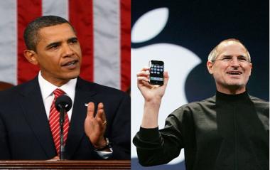 أوباما : ستيف جوبز مخترع أمريكي مبدع وعظيم