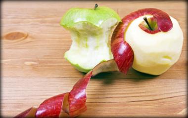 قشر التفاح وسيلة ناجعة للتخلص من الدهون