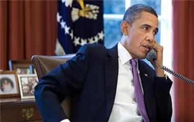 أوباما يؤيد العدوان على غزة ويدعو لوقف القتال